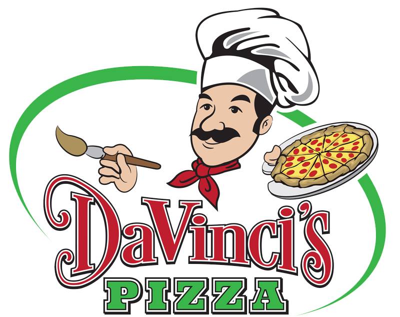 davincis pizza logo davincis pizza logo